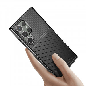 Подсилен гръб Thunder - Samsung Galaxy S24 Ultra черен - Img 3