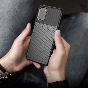Подсилен гръб Thunder - Xiaomi Poco M3 / Redmi 9T син - Img 5