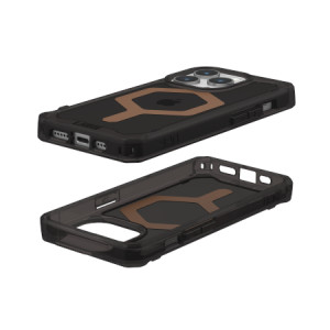 Подсилен гръб UAG Plyo Pro MagSafe - iPhone 15 Pro черен-bronze - Img 3