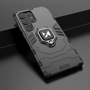 Подсилен гръб WOZINSKY Ring Armor със стойка - Samsung Galaxy S23 Ultra черен - Img 17