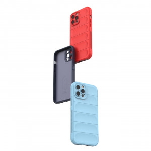 Подсилен гъвкав гръб Magic Shield - iPhone 12 Pro Max тъмносин - Img 15