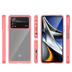 Прозрачен гръб с гел рамка Outer Space - Xiaomi Poco X4 Pro 5G червен - Img 9