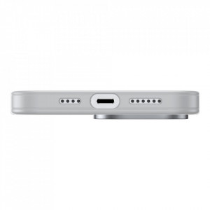 Прозрачен гръб с цветна рамка BASEUS Crystal - iPhone 13 Pro сив - Img 4