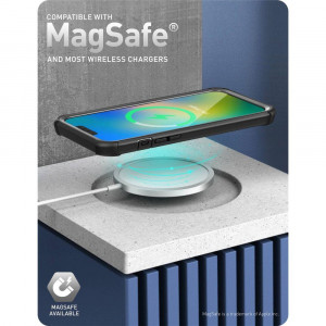 Прозрачен калъф 360° с черна рамка SUPCASE Iblsn Ares - iPhone 13 - Img 10