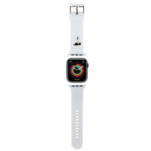 Силиконова каишка Karl lagerfeld 3D Rubber Karl Head strap - Apple Watch Ultra 49mm / Ultra 2 49mm / 45mm Series 9 / 45mm Series 8 / 45mm Series 7 / 44mm SЕ (2nd gen) / 44mm SE / 44mm Series 6 / 44mm Series 5 / 44mm Series 4 / 42mm Series 3 / 42mm Series