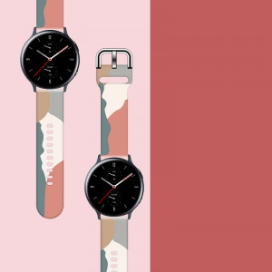 Силиконова каишка Moro - Samsung Galaxy Watch4 46mm (15) камуфлаж - Img 3