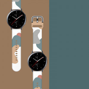 Силиконова каишка Moro - Samsung Galaxy Watch4 Classic 42mm (2) камуфлаж - Img 3