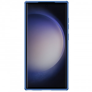 Силиконов гръб с подвижно покритие за камерата NILLKIN CamShield S - Samsung Galaxy S23 Ultra син - Img 4