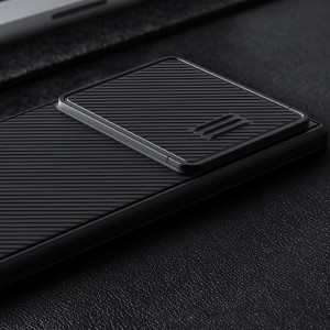Силиконов гръб с подвижно покритие за камерата NILLKIN CamShield S - Samsung Galaxy S23 Ultra син - Img 9