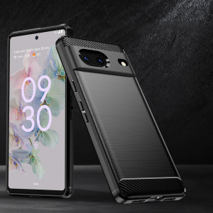 Силиконов гръб Carbon - Google Pixel 7 черен - Img 7