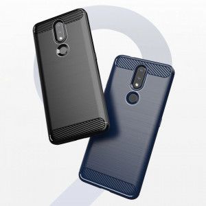 Силиконов гръб Carbon - Nokia 2.4 черен - Img 7
