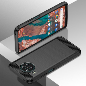 Силиконов гръб Carbon - Nokia X100 черен - Img 6