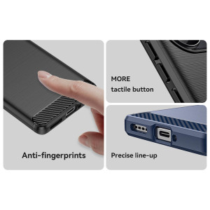 Силиконов гръб Carbon - Realme 10 Pro+ 5G черен - Img 10