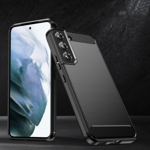 Силиконов гръб Carbon - Samsung Galaxy S22+ черен - Img 7