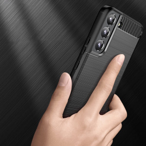 Силиконов гръб Carbon - Samsung Galaxy S23+ черен - Img 3