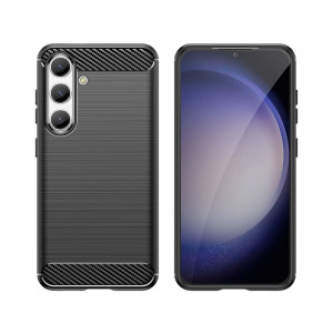 Силиконов гръб Carbon - Samsung Galaxy S24 черен - Img 6