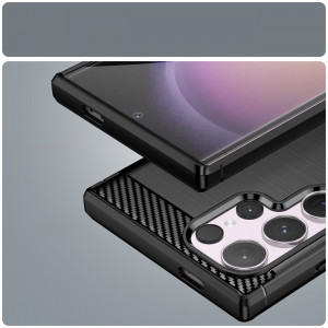 Силиконов гръб Carbon - Samsung Galaxy S24 Ultra черен - Img 12