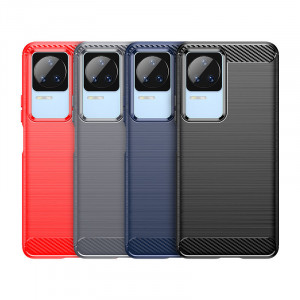 Силиконов гръб Carbon - Xiaomi Poco F4 черен - Img 8