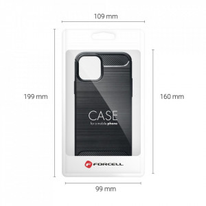 Силиконов гръб FORCELL Carbon - iPhone 13 черен - Img 10