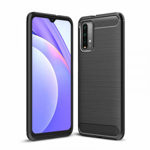 Силиконов гръб FORCELL Carbon - Xiaomi Redmi 9T черен - Img 2