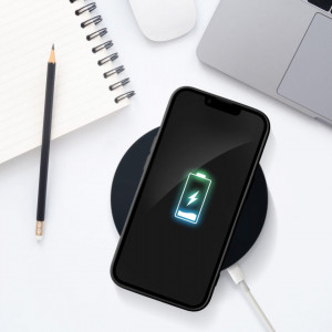 Силиконов гръб FORCELL Card с портфейл за документи - Xiaomi Redmi 9A / 9AT черен - Img 7