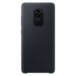 Силиконов гръб Soft Flexible Rubber - Xiaomi Redmi 10X 4G / Redmi Note 9 черен - Img 1