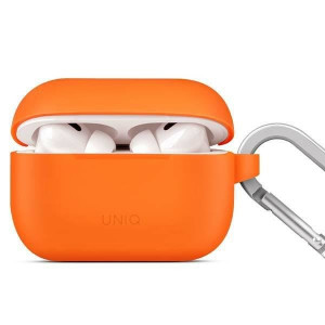Силиконов калъф за слушалки UNIQ Vencer - AirPods Pro 2 оранжев - Img 1