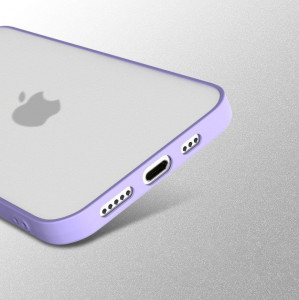 Силиконов полупрозрачен гръб Milky - iPhone 12 mini червен - Img 13