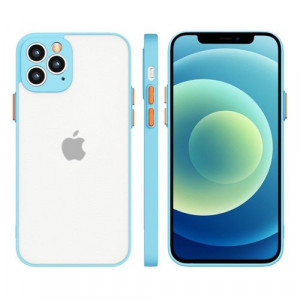 Силиконов полупрозрачен гръб Milky - Samsung Galaxy A22 светлосин - Img 2