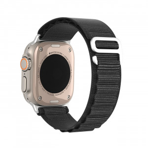 Спортна каишка Dux Ducis GS - Apple Watch Ultra 49mm / Ultra 2 49mm / 45mm Series 9 / 45mm Series 8 / 45mm Series 7 / 44mm SЕ (2nd gen) / 44mm SE / 44mm Series 6 / 44mm Series 5 / 44mm Series 4 / 42mm Series 3 / 42mm Series 2 черен - Img 5