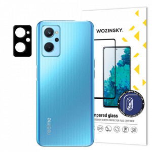 Стъклен протектор за камера с пълно покритие 9H WOZINSKY - Realme 9i - Img 5