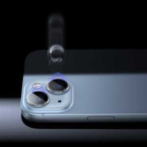 Стъклен протектор за камера BASEUS - iPhone 14 / 14 Plus - Img 11