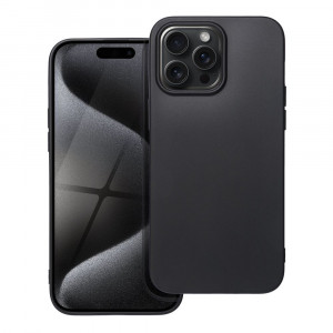 Тънък гел гръб Soft - iPhone 15 Pro Max черен - Img 1