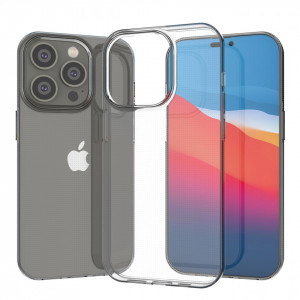 Тънък силиконов гръб 0.5mm - iPhone 14 Pro прозрачен - Img 4
