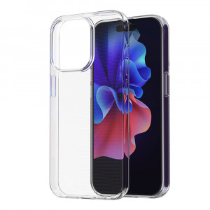 Тънък силиконов гръб 0.5mm - iPhone 15 Pro прозрачен - Img 8