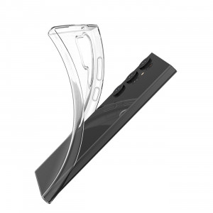 Тънък силиконов гръб 0.5mm - Samsung Galaxy S23 Ultra прозрачен - Img 2