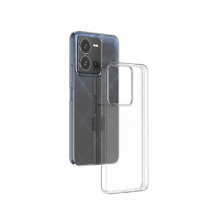 Тънък силиконов гръб 0.5mm - Vivo Y22 / Y22s / Y35 прозрачен - Img 5
