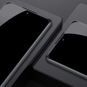Ултратънък 0.2mm 9H закален стъклен протектор NILLKIN Amazing CP+Pro - Realme GT NEO 3 с черна рамка - Img 19
