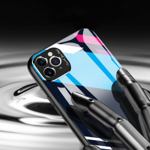 Цветен стъклен гръб с покритие за камерата - iPhone 11 Pro Max модел 1 - Img 9