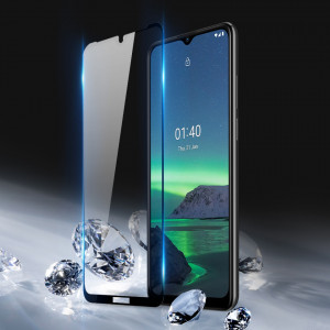 10D закален стъклен протектор с пълно покритие DUX DUCIS съвместим с гръб - Nokia 1.4 - Img 4