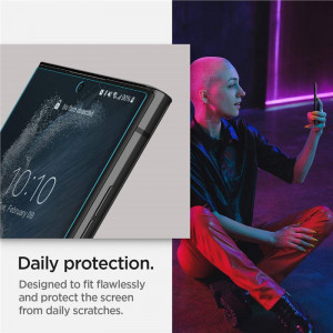 2 бр. гъвкав протектор SPIGEN Neo Flex - Samsung Galaxy S22 Ultra - Img 12