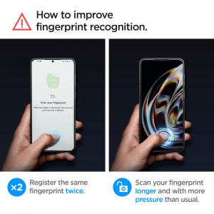 2 бр. закален стъклен протектор SPIGEN TR Ez Fit с инструмент за поставяне - Samsung Galaxy S23 - Img 12