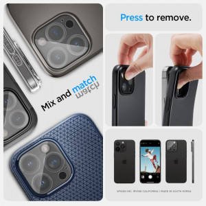 2 бр. протектор за камера SPIGEN Optik TR - iPhone 14 Pro / Pro Max / 15 Pro / Pro Max прозрачен - Img 11