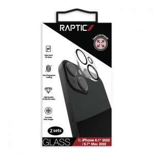 2 бр. стъклен протектор за камера Raptic X-Doria - iPhone 14 - Img 2