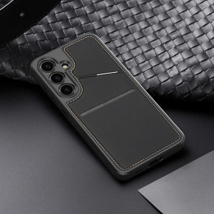 3 в 1 гръб със стойка и слот за карти Dux Ducis Rafi II MagSafe със система против кражба - Samsung Galaxy S24 черен - Img 15
