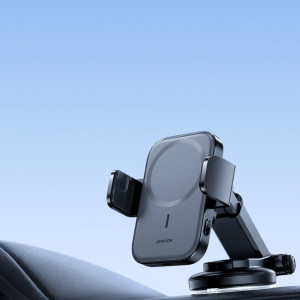 Joyroom стойка за кола Qi Wireless Induction зарядно 15W (MagSafe - iPhone Compatible) - Dashboard (JR-ZS295) черен - Img 11