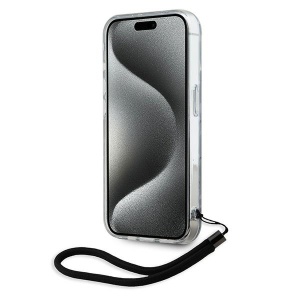 Karl Lagerfeld Zebra With Cord iPhone 15 Pro Max Case - Purple - Img 4