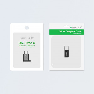 Адаптер UGREEN USB Type C към Micro USB (30154) бял - Img 16