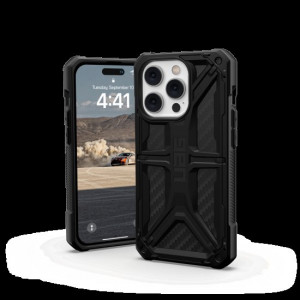 Армиран гръб UAG Monarch - iPhone 14 Pro carbon fiber - Img 3