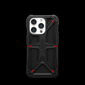 Армиран гръб UAG Monarch - iPhone 15 Pro черен кевлар - Img 2
